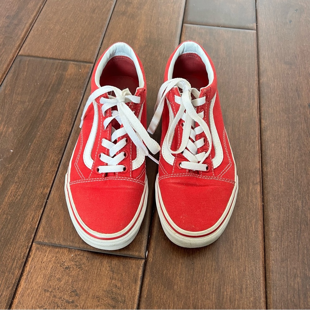 Red Old Skool Vans